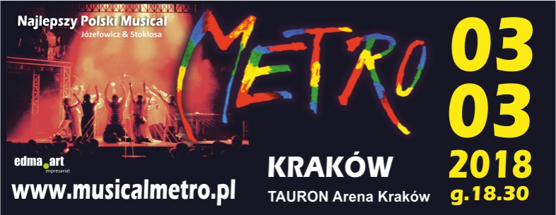 musical metro kraków arena