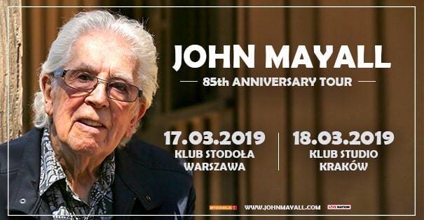 John Mayall, Klub Studio, Klub Stodoła, Kraków, Warszawa