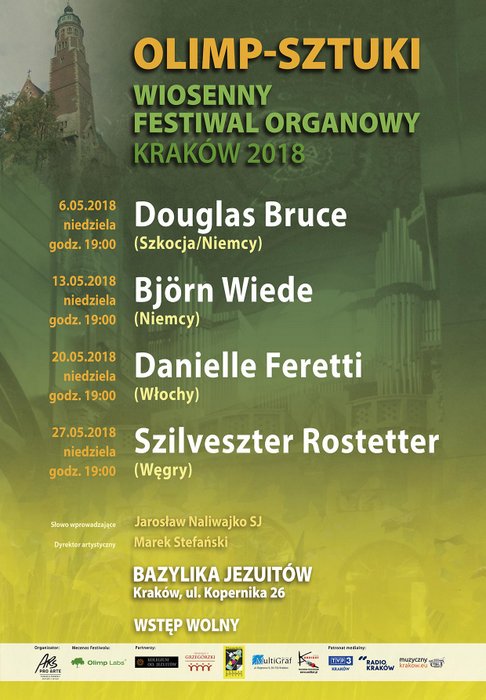 Wiosenny Festiwal Organowy Kraków 2018, akademia muzyczna