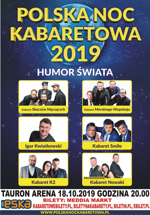 Polska Noc Kabaretowa 2019, Kraków Arena