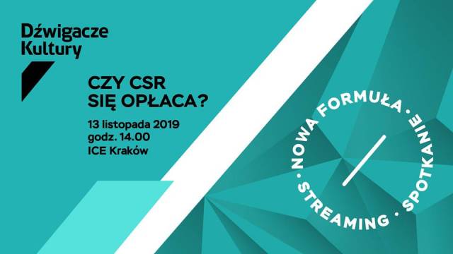 Dźwigacze Kultury 2019, ICE Kraków