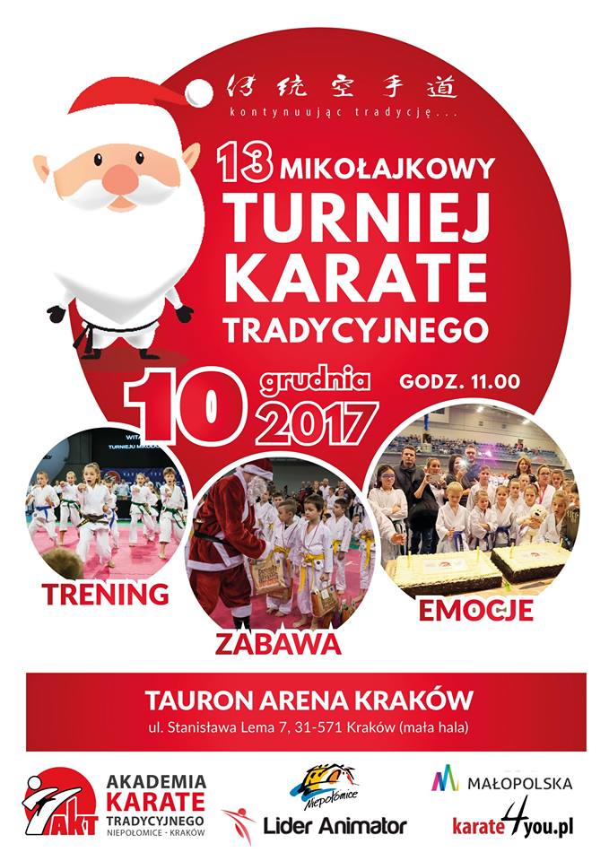 karate tradycyjne kraków, turniej mikołajkowy karate