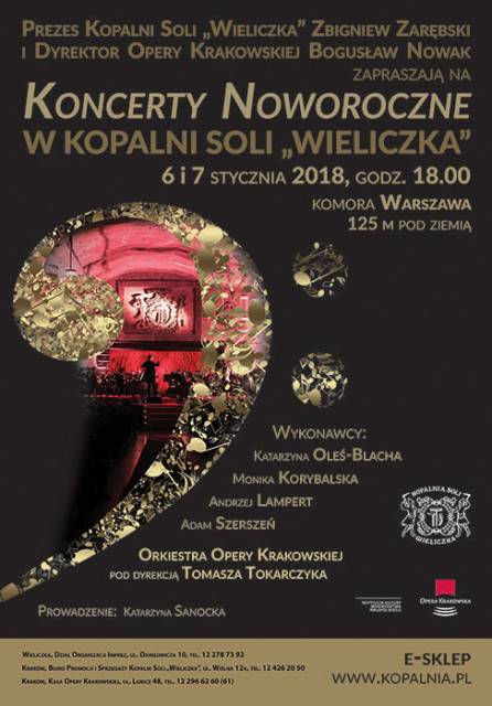 Kopalnia Soli w Wieliczce koncert noworoczny