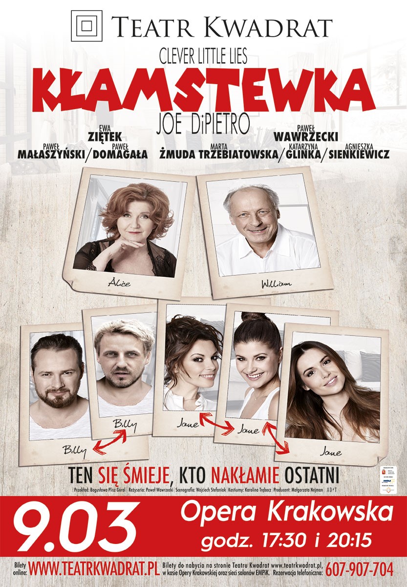kłamstewka, opera krakowska, marzec 2020