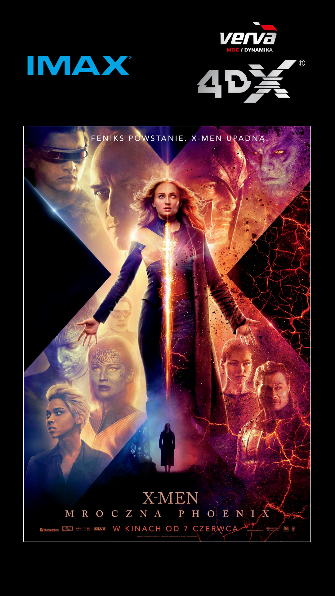 X-Men: Mroczna Phoenix, Cinema City, Imax, 4dx