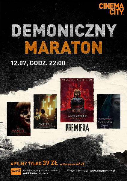 Demoniczny maraton, Cinema City, Annabelle