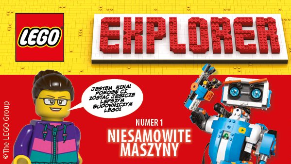 Lego Explorer magazyn miesięcznik Egmont