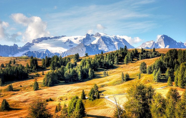 Trentino, Dolomity, wędrówki, szlaki