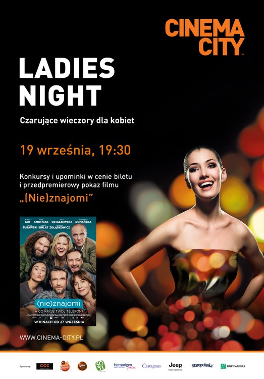 Ladies Night, Nieznajomi, Cinema City, wrzesień 2019