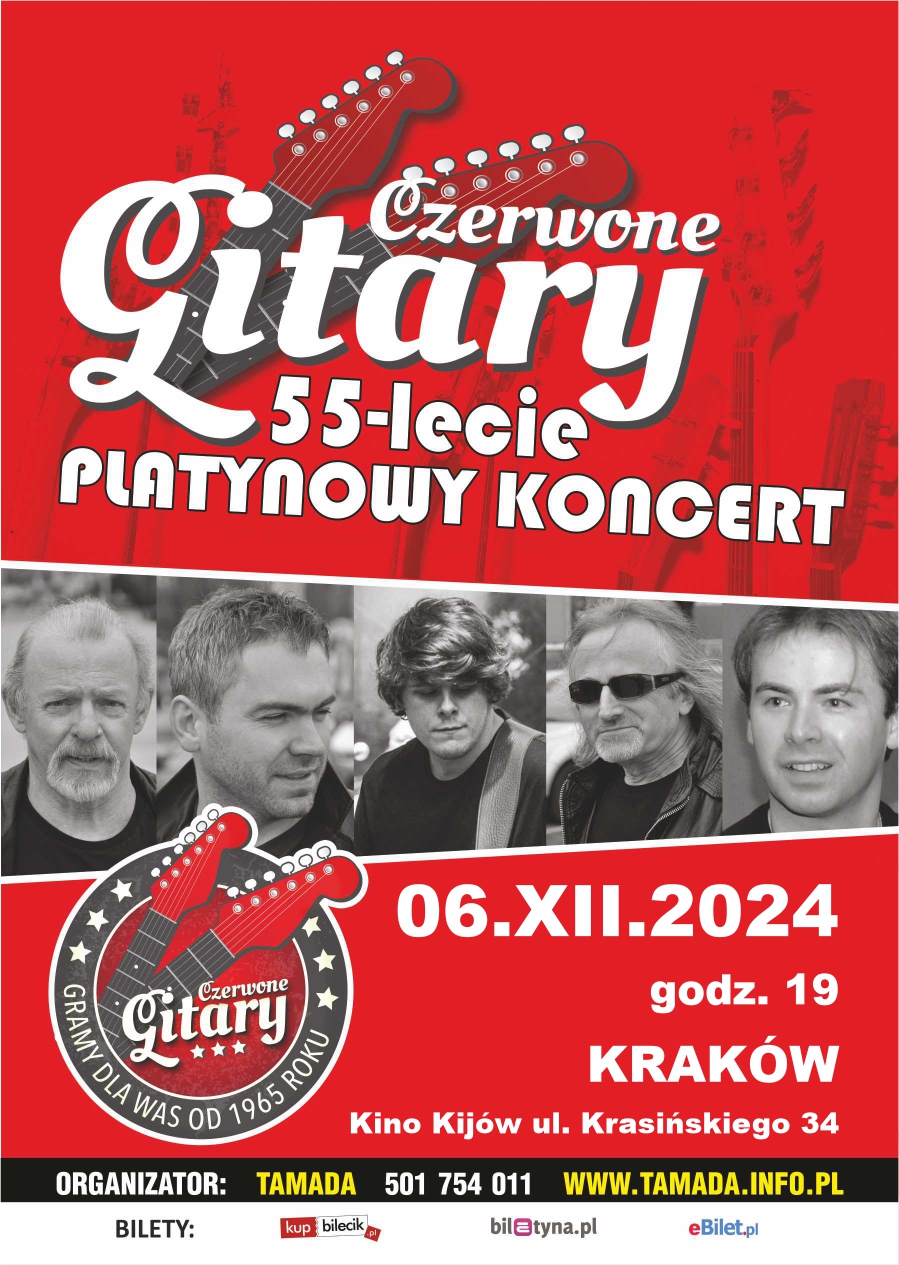 Czerwone gitary 6 grudnia Kraków